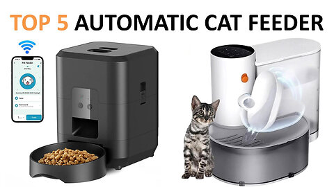 TOP 5 Best Automatic Cat Feeder - Cat Feeder Reviews