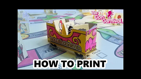 How to Print The Mini Con-Carnival | PRINT & PLAY BOARD GAME |