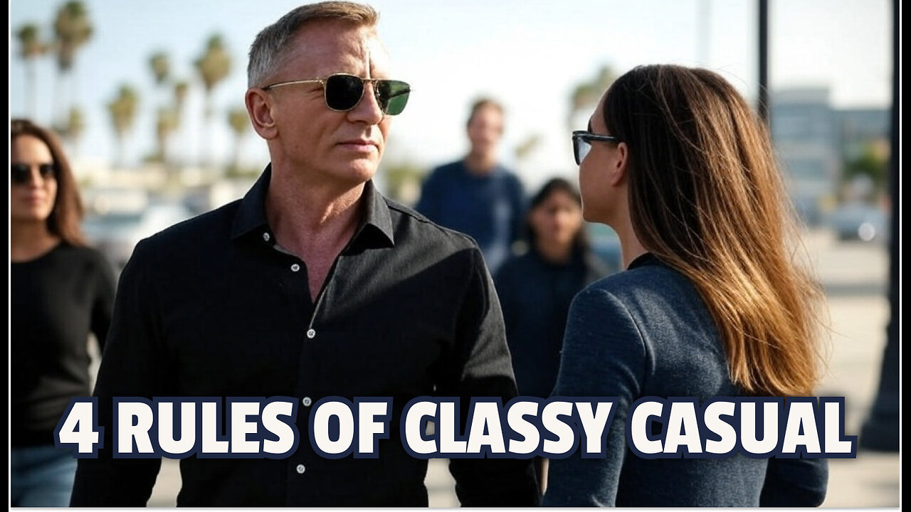 👕How To Dress Smart Casual Like James Bond 🕵️♂️ | 4 Rules That Will Change Your Wardrobe 💥