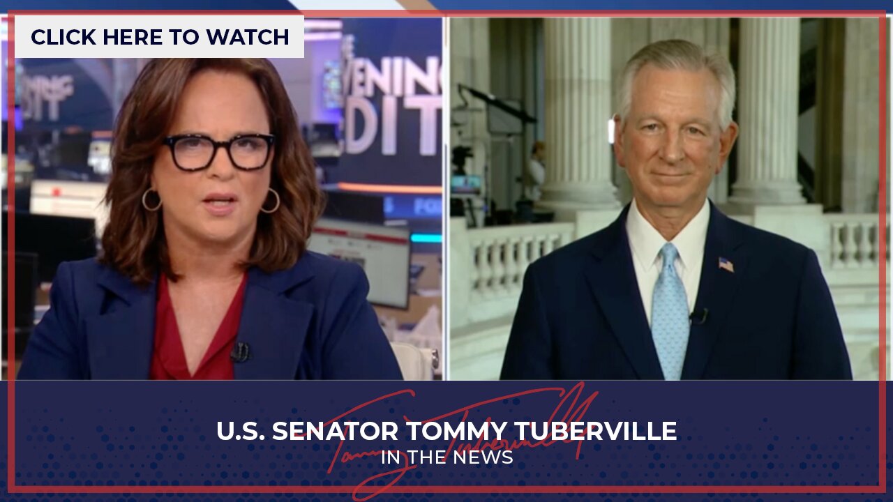 Senator Tuberville Joins the Evening Edit to Discuss Murder on Charlotte Train and Rampant Crime