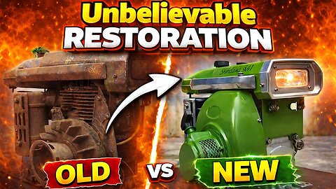 From Rust to Run! Unbelievable Diesel Engine Restoration