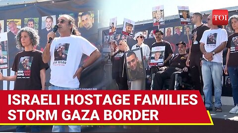'Trump, Please Stop War': Israelis Storm Gaza Border, Scream Assurances For Hamas Hostages
