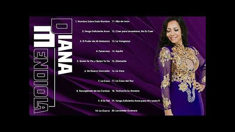 Diana Mendiola - 1 Hora Sus Mejores Canciones Grandes Éxitos - Álbum Completo.