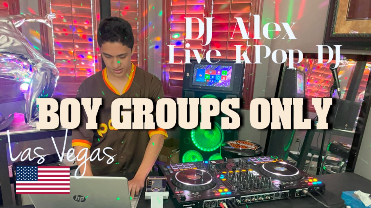KPop DJ Alex Plays a Mix of HipHop-KPop Boy Group Styled Music LIVE!