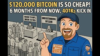 $120,000 BITCOIN IS SO CHEAP! 6 MONTHS FROM NOW, 401K’s KICK IN