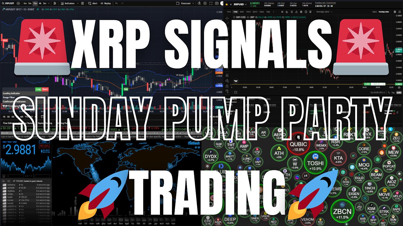 🎉 XRP Sunday Crypto Pump Party – Live XRP/USDT Trading Signals 🚀