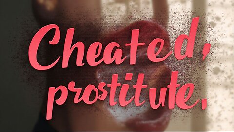 Cheated. With a prostitute.