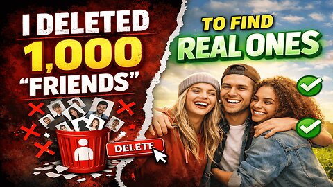 I deleted 1,000 'friends' to find real ones