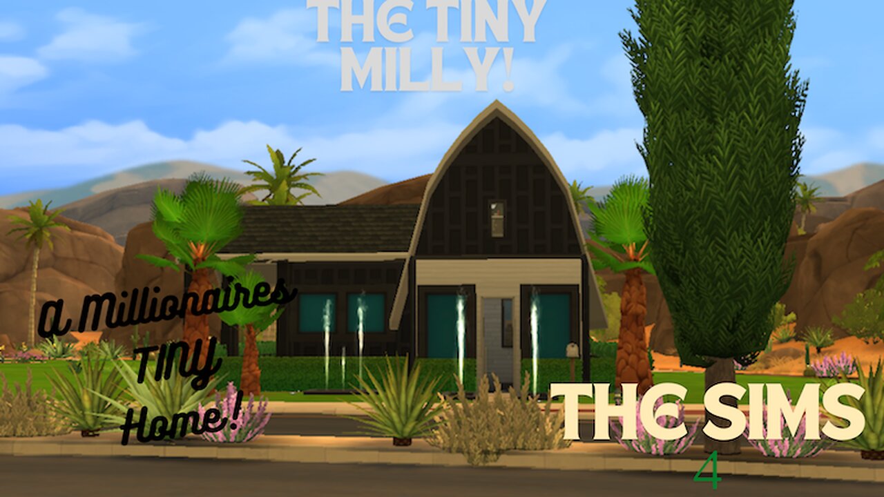 Sims 4 - I'm Speed Building A Cool Tiny Home!