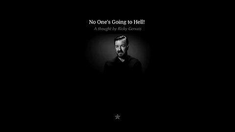 No one is going to hell?
