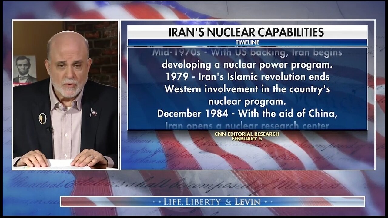 Mark Levin: Iran Poses A Grave Threat To The U.S.