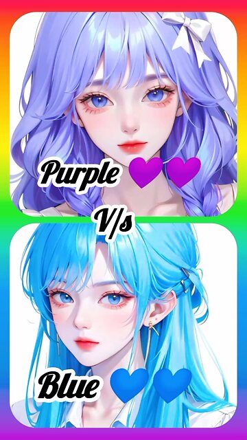 purple lovers Vs blue lovers
