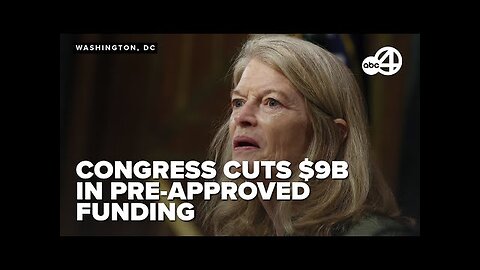 CONGRESS CUTS 💲9 BILLION IN PRE-APPROVED FUNDING❗