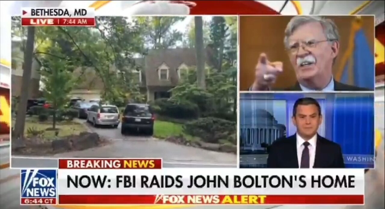 Fox News: John Boltons House Raided By The FBI - Comey, Clapper, Brennan Next?