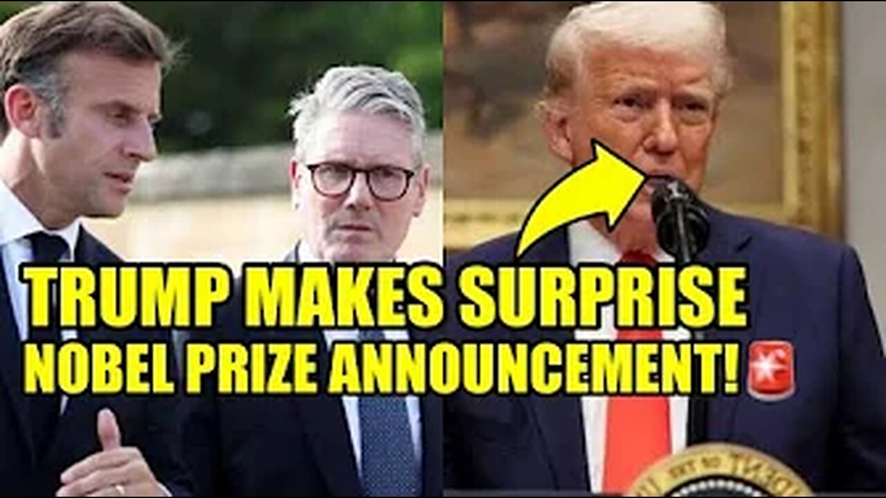 🚨Trump STUNS THE WORLD With Nobel Prize BOMB