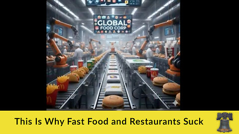This Is Why Fast Food and Restaurants Suck