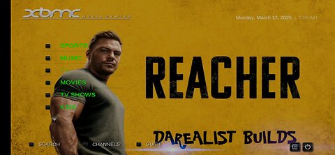 REACHER KODI BUILD