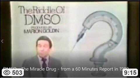 DMSO - The Miracle Drug - from a 60 Minutes Report in 1980 w/ Mike Wallace