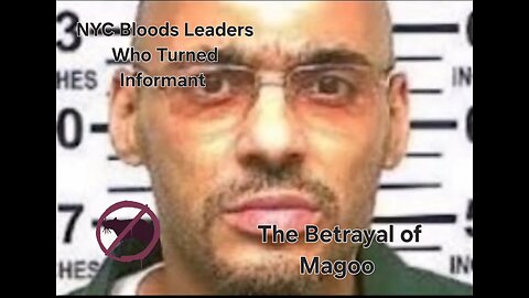 NYC Bloods Leaders Who Turned Informant (the story of Magoo)
