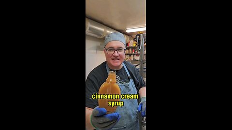 Making Lawford's Cinnamon Cream pancake syrup