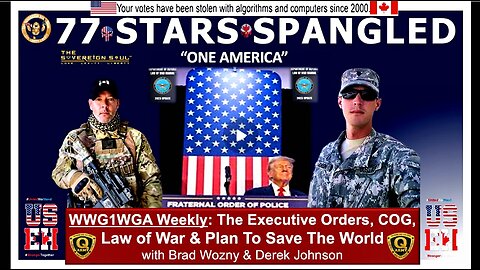 WWG1WGA White Hat Alliance led by President Trump to Create ONE AMERICA, Derek Johnson & Brad Wozny