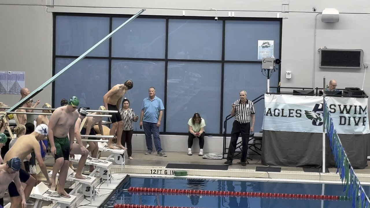 Wes 4th swim meet 100 free relay leg