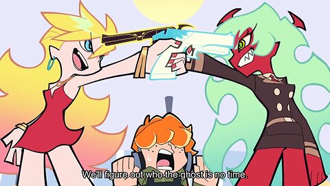 finding the ghost in a restaurant | Panty & Stocking with Garterbelt 2nd Season