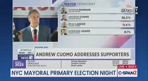 ❗️Andrew Cuomo CONCEDES New York City Democratic mayoral primary to Zohran Mamdani — AP