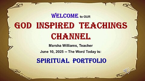 Spiritual Portfolio