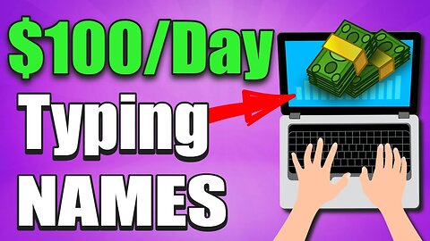 How to earn Money $100 from Typing Names 💵 #earn #typing #money