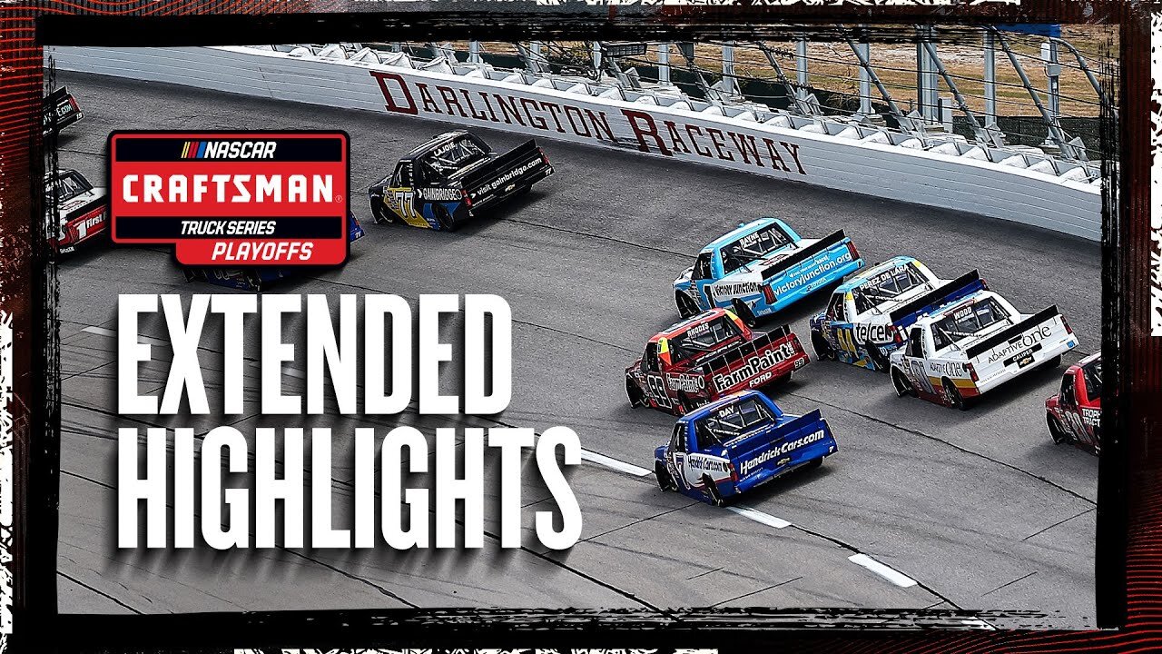 2025 NASCAR PLAYOFFS Truck Series at Darlington EXTENDED HIGHLIGHTS (4K)