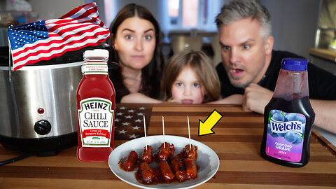 Brits Try Lil Smokies for the first time! Why Don't We Have This ?!?!?!