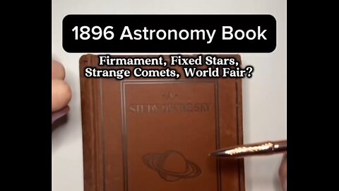 1896 Astronomy Book. What do we have here 🗺️✨🏰🤔