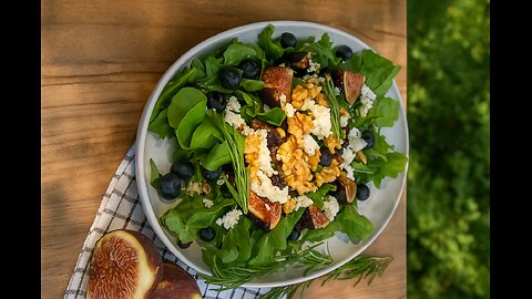 The Fastest Healthy Fig Salad🥗🍑⏱️