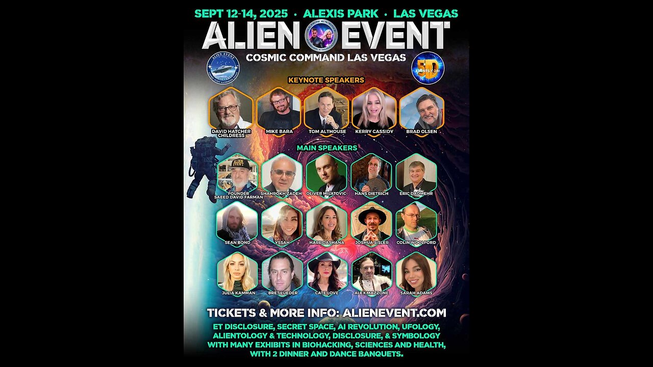 Alien Event Las Vegas | David Saeed Farman & Sean Bond ETs SSP Psionics Disclosure