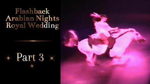 Flashback Arabian Nights Dinner #Horse show - Royal Wedding Part 3