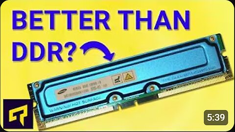 💾 RDRAM: The Memory That Could've Changed EVERYTHING 🧠⚡ | Tech History Explained