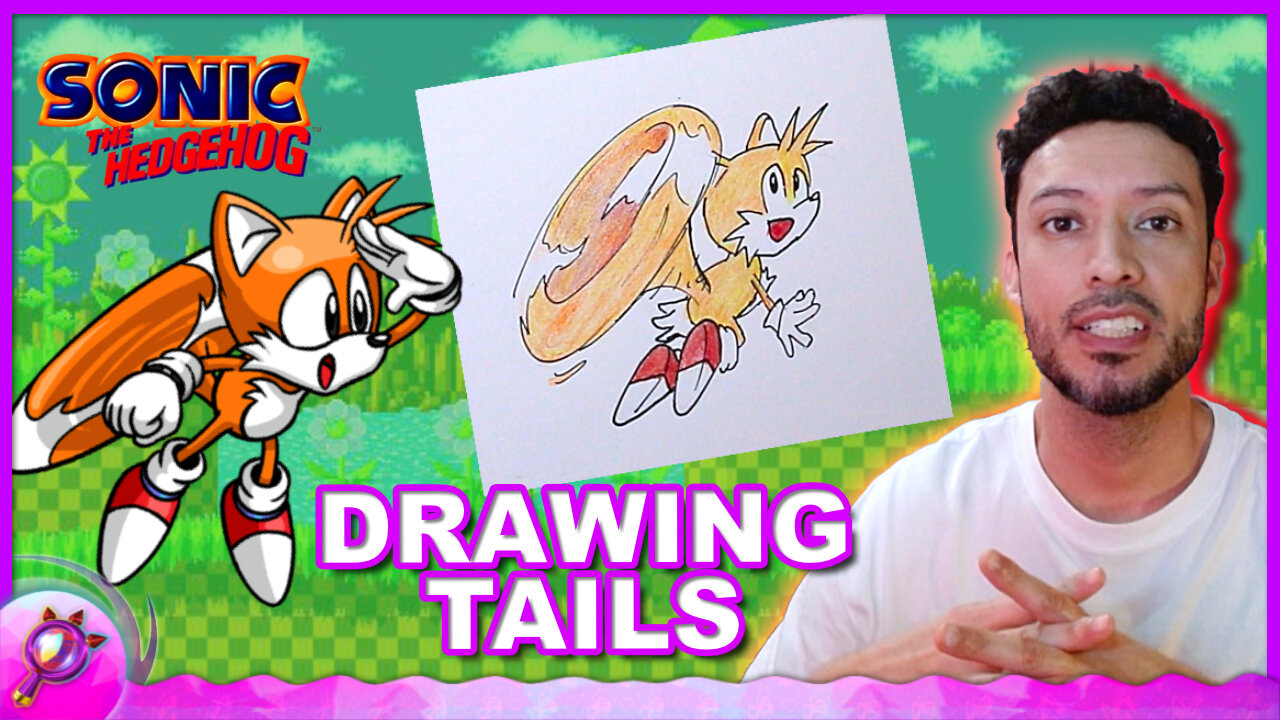 How to Draw Tails from Sonic the Hedgehog