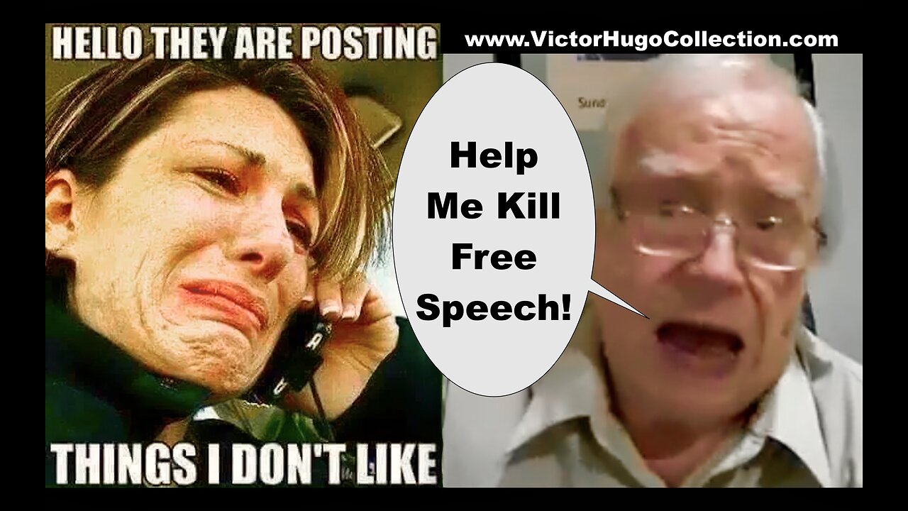 Jim Fetzer Begs His Audience To Join His Crusade To Censor Free Speech On Rumble BitChute GoyimTV