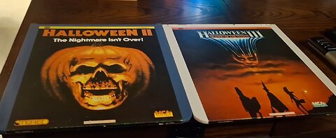 Halloween II (1981) and Halloween III (1982) CED Videodisc