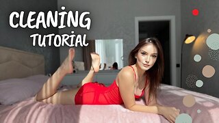 How to Make Your Bed Perfectly — Sofi’s Step-by-Step Tutorial in a Red Dress