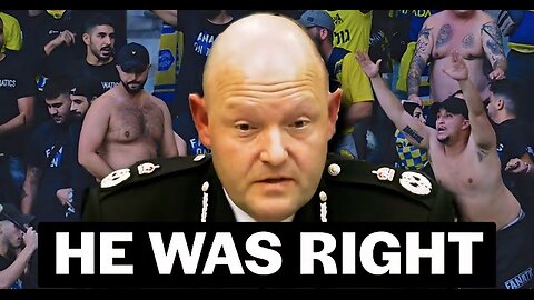 Police chief schools pro-Israel politicians on football hooligans