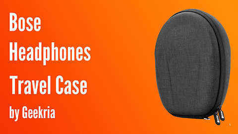 Bose Over-Ear Headphones Travel Case, Hard Shell Headset Carrying Case | Geekria