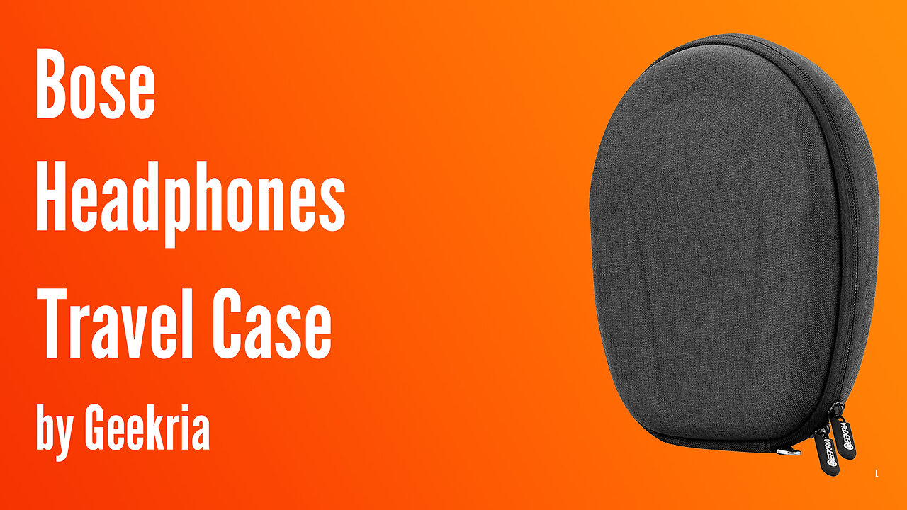 Bose Over-Ear Headphones Travel Case, Hard Shell Headset Carrying Case | Geekria