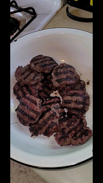 4th Of July 2025 Cookout Grilling Hamburgers Done