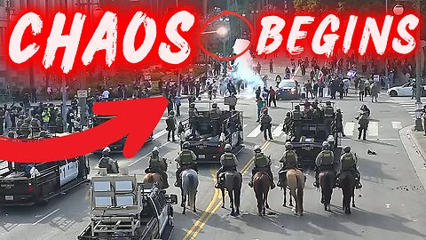 BREAKING: CHAOS! LAPD PUSHES BACK! Dispersal Order in Los Angeles – Protesters REFUSING to LEAVE