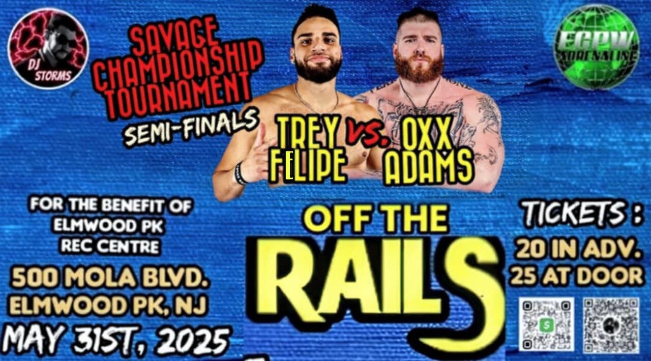 FULL Match: Oxx Adams Vs Trey Felipe - Savage Title Tournament Semi-Finals - Off The Rails 5/31/25