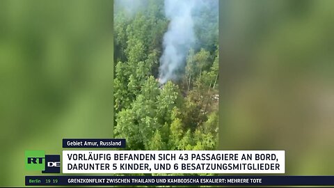 An-24-Flugzeugabturz: Umstände werden noch geklärt