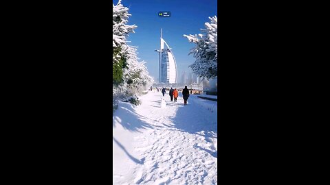 Snow 🌨️ fall in Dubai