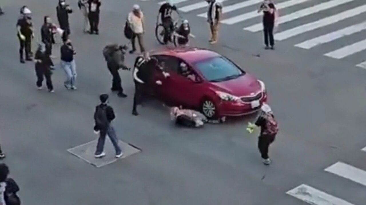 Protester in Downtown LA F**ked around and Found Out